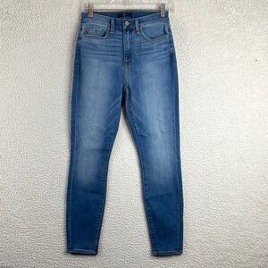 NWOT 7 For All Mankind Womens Blue Denim High Rise Ankle Gwenevere Jeans Size 27